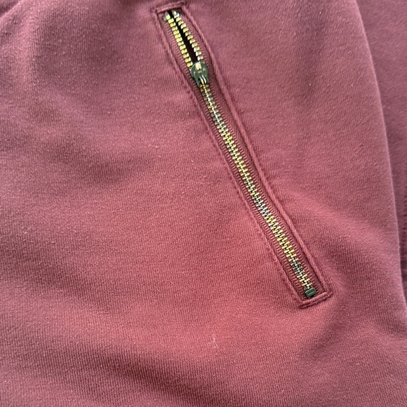 Athleta Burgundy Joggers with Zippered Pocket - Picture 8 of 9